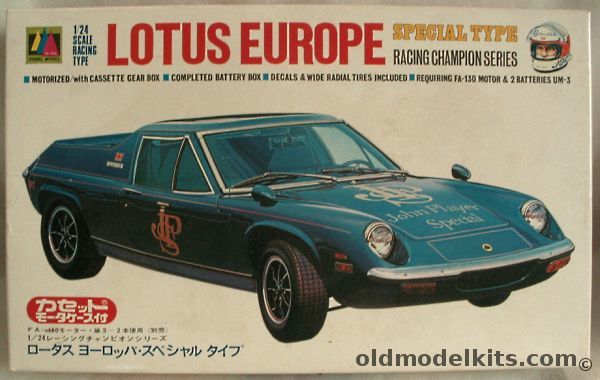 Yodal Model 1/24 Lotus Europe - Motorized with Working Headlights, 1009-500 plastic model kit